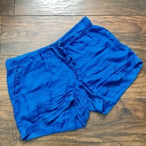 J. Crew Royal Blue Linen short
